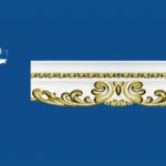 Stiropor ornament lajsna B-36 Gold