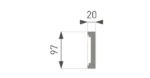 Stiropor lajsna E-29 - Image 2