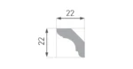 Stiropor lajsna SLU-734 (E-23) - Image 3