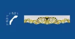 Stiropor ornament lajsna B-35 Gold