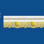 Stiropor ornament lajsna B-34 Gold